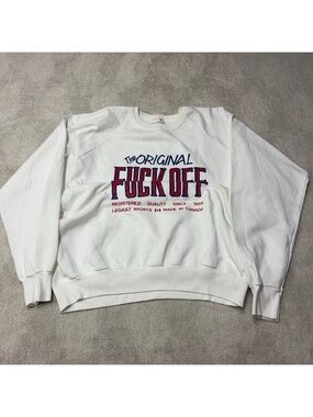 Vintage 80s EIICY OSE POLR OPP Sweatshirt Willie Nelson Made in Canada Mens XL